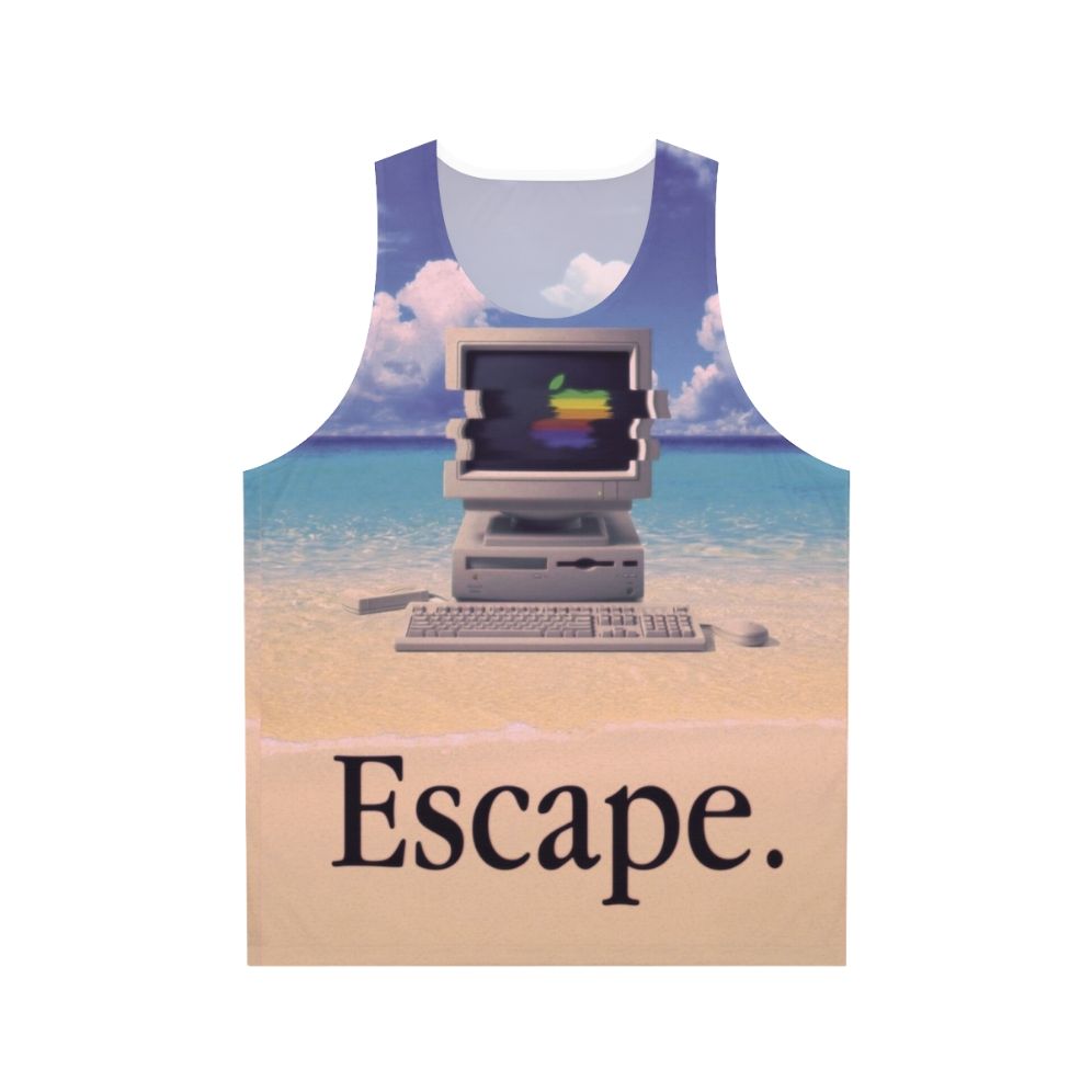 Vaporwave Macintosh Unisex Tank Top