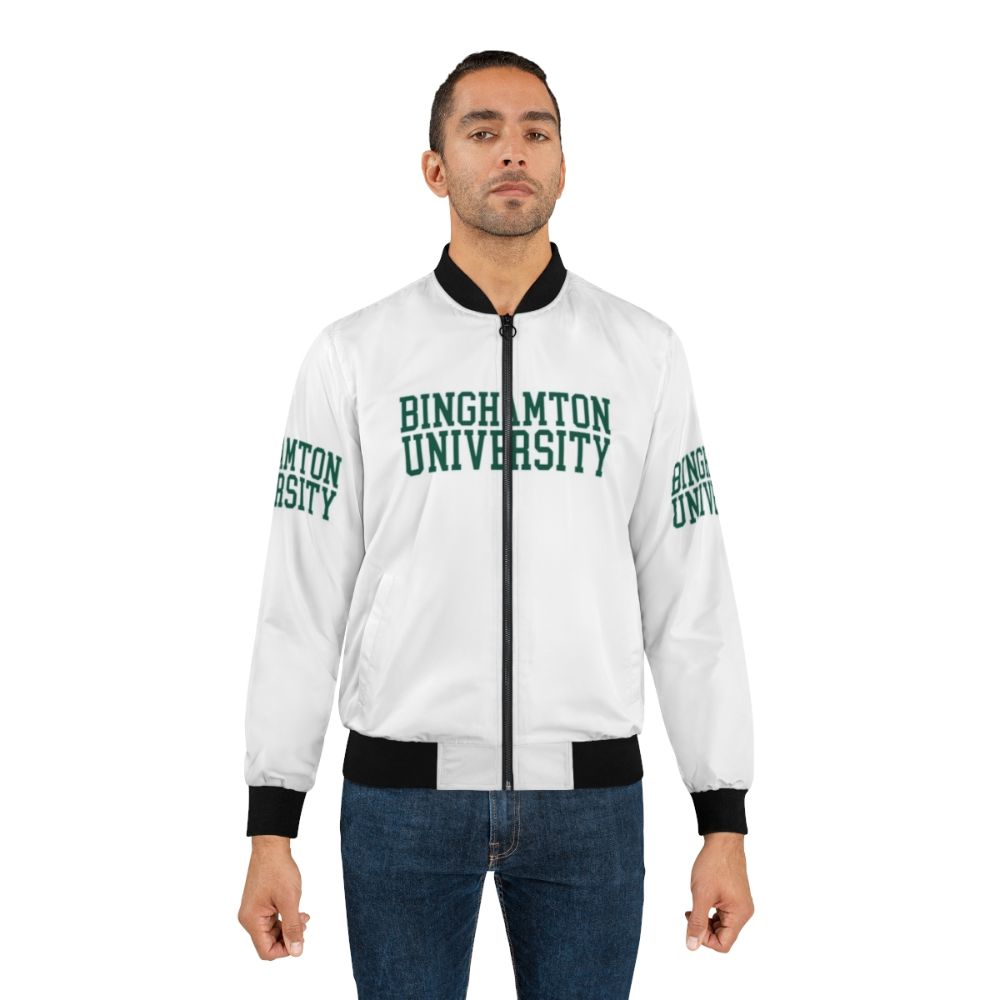 Binghamton University Varsity Bomber Jacket - Lifestyle