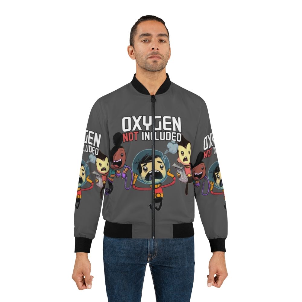 Oxygen Not Included Bomber Jacket - Stylish apparel for indie game fans - Lifestyle