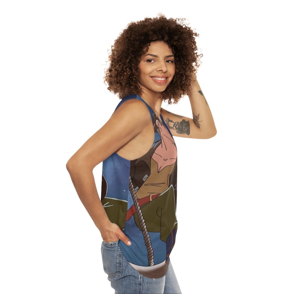 Treasure Planet Galaxy Unisex Tank Top - women side