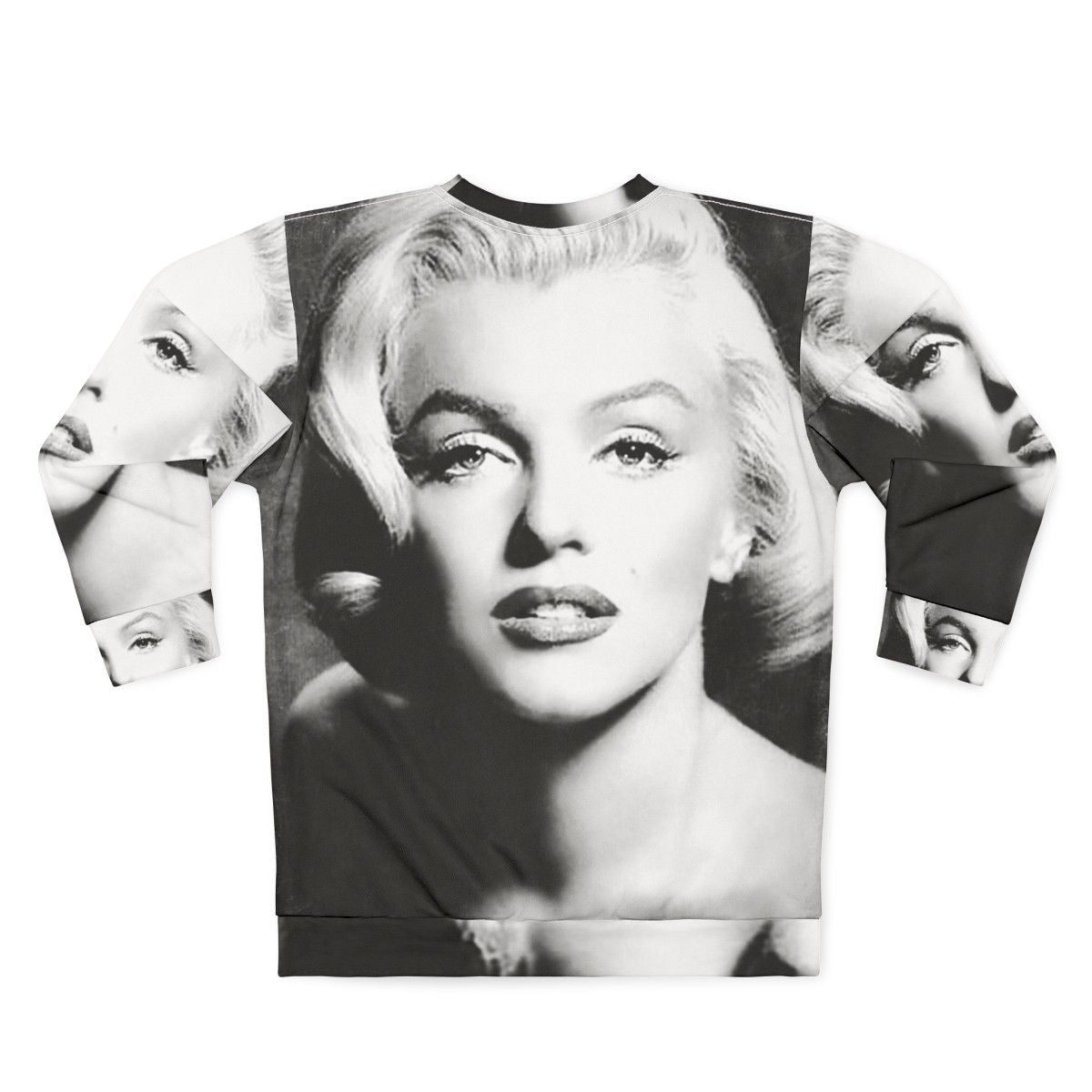 Vintage Marilyn Monroe Black and White Sweatshirt - Back