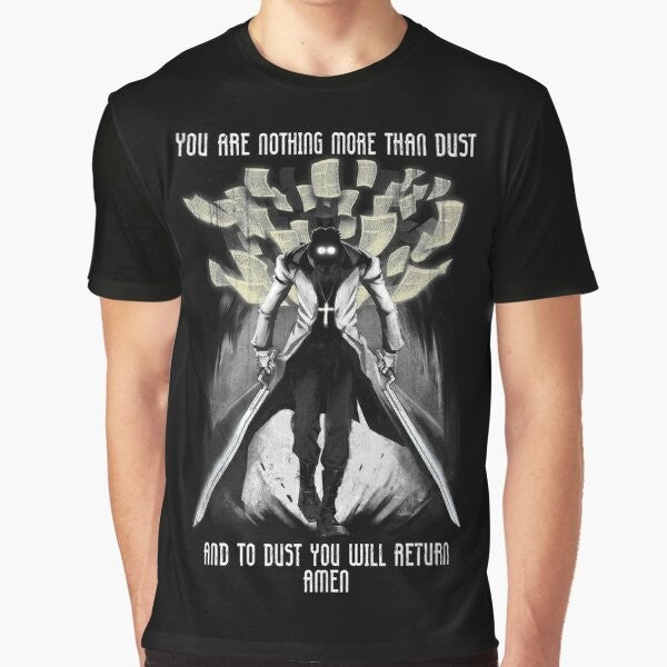 Hellsing Alucard "To Dust You Will Return" Graphic T-Shirt