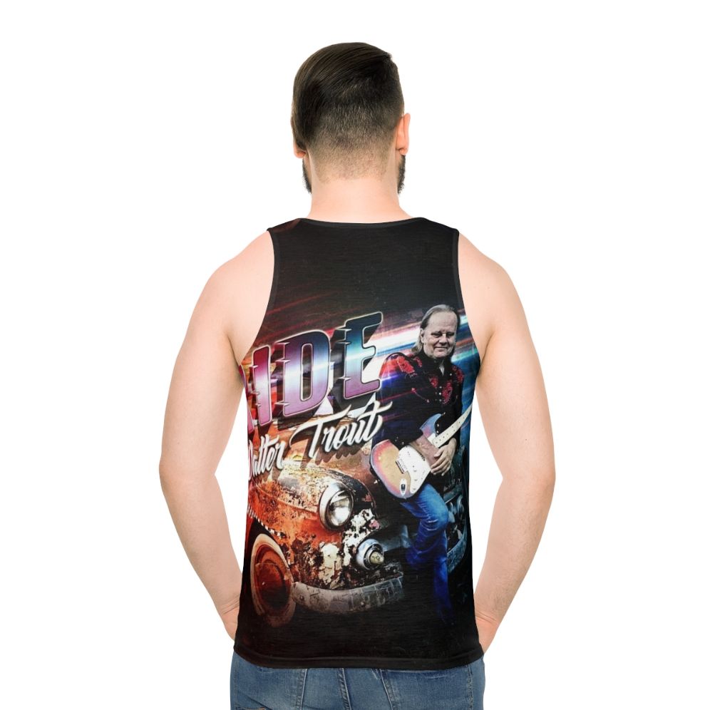 Walter Trout Vintage Unisex Concert Tank Top - men back