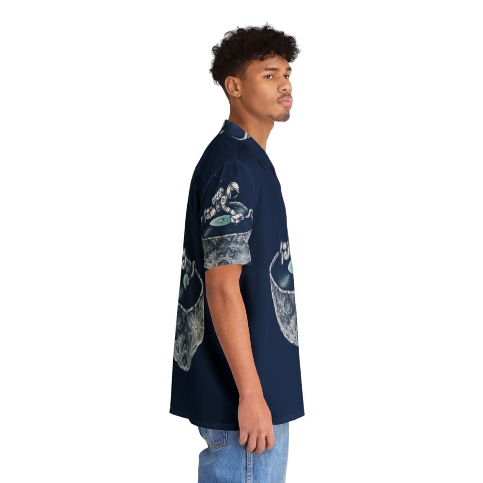 Cosmic Retro Galaxy Hawaiian Shirt with Space Tune Design - People Pight