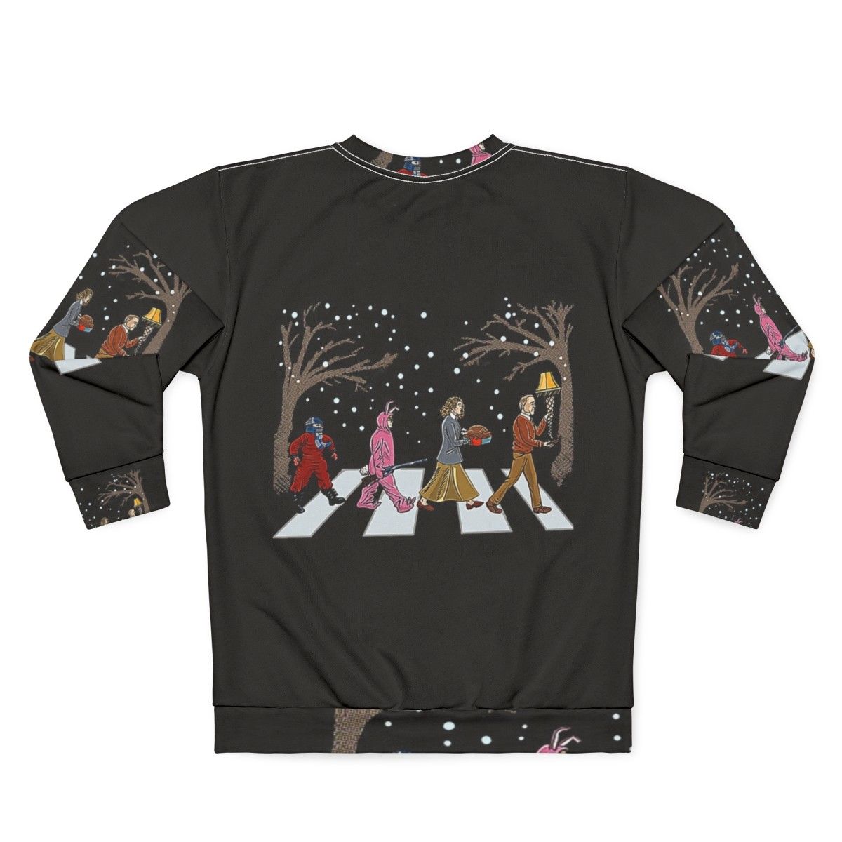 A Christmas Story Sweatshirt Featuring Ralphie's Pink Nightmare - Back