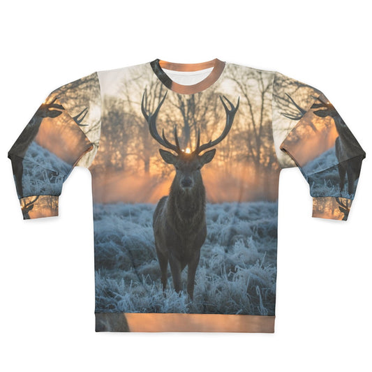 Legendary Stag Sweatshirt - Scottish Highlands Hunting Wildlife