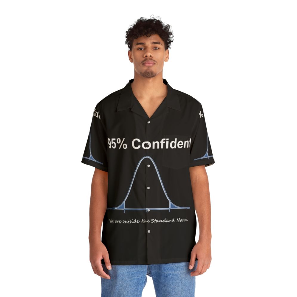 Confident Data Science Hawaiian Shirt for Math Teachers and Computer Nerds - People Front