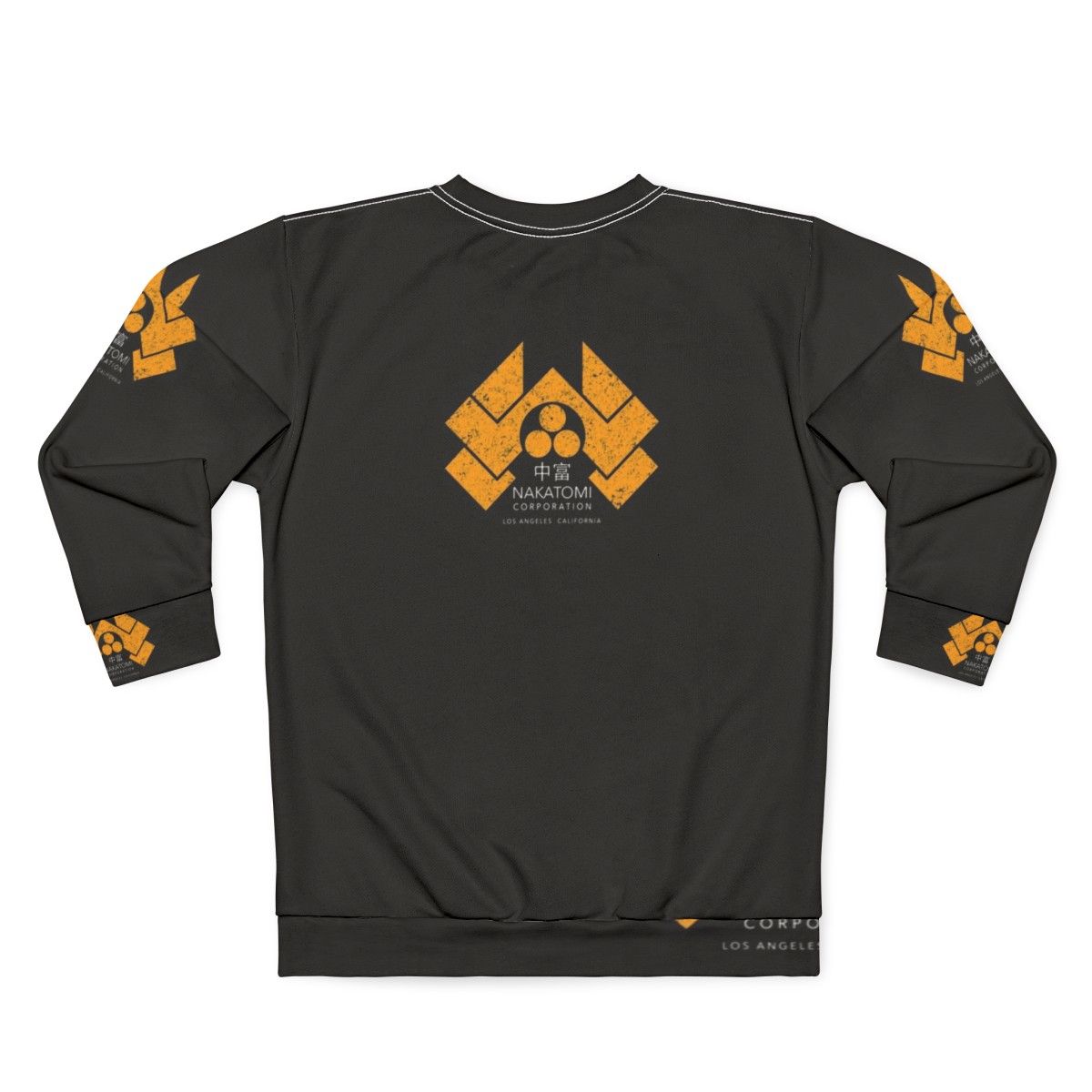 Nakatomi Plaza Japanese Inspired Sweatshirt - Back