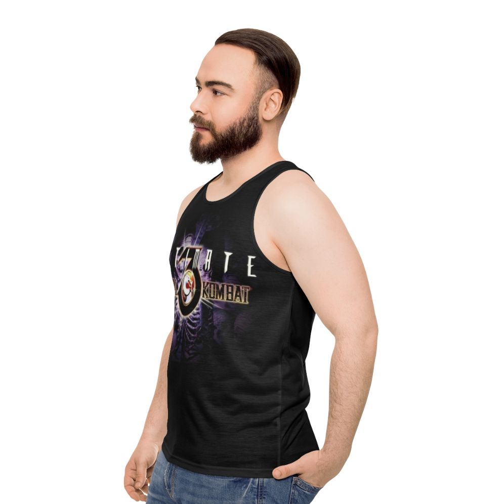 Retro Mortal Kombat 3 Unisex Tank Top - men side