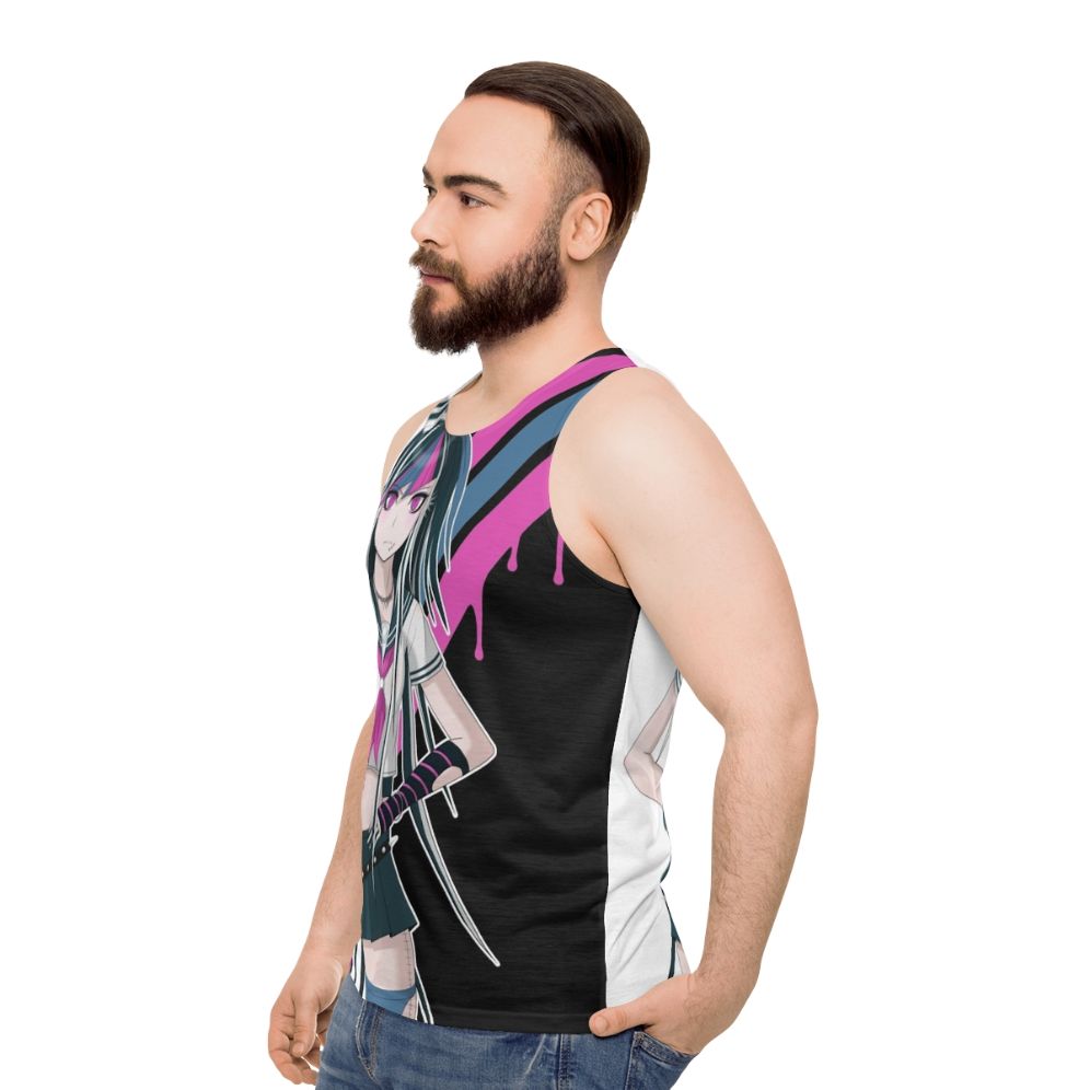 Mioda Ibuki Danganronpa Anime Unisex Tank Top - men side