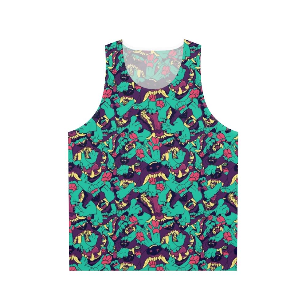 Paws and Maws Animal Print Unisex Tank Top