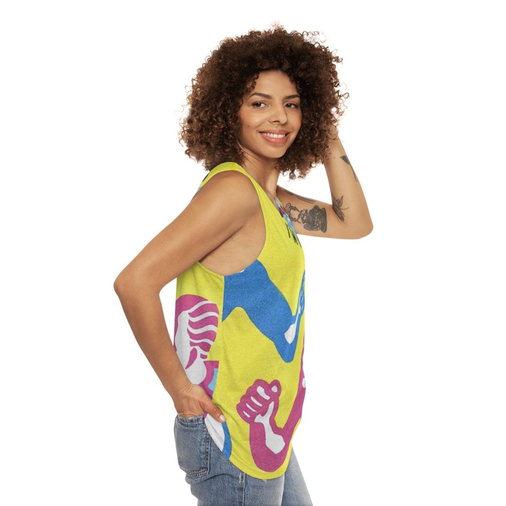 Unisex 2 Unlimited Twilight Zone Dance 90s Tank Top - women side