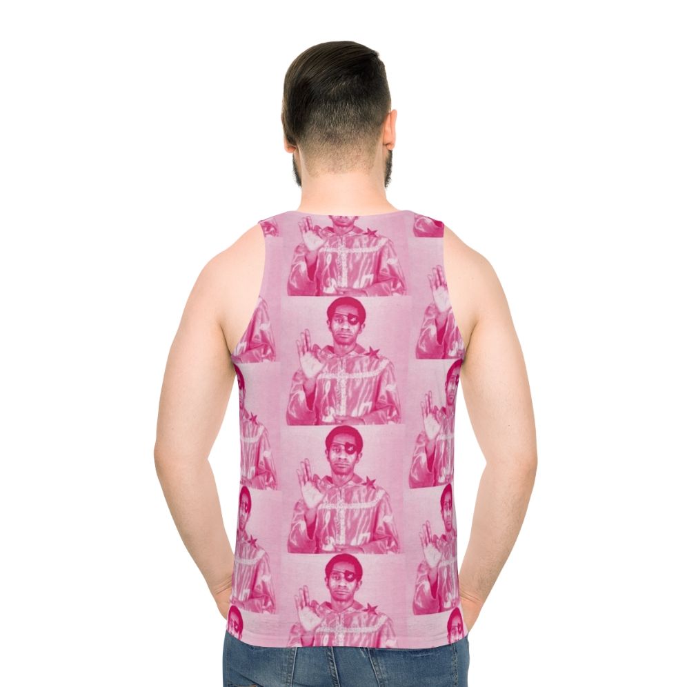 Jazz Piano Legend James Booker Unisex Tank Top - men back