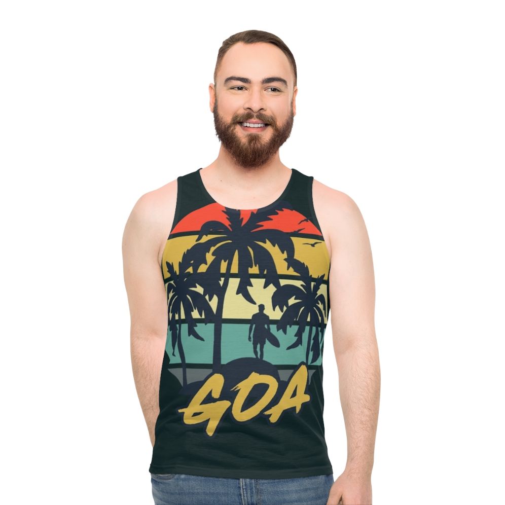 Vintage Goa Holiday Unisex Tank Top - men