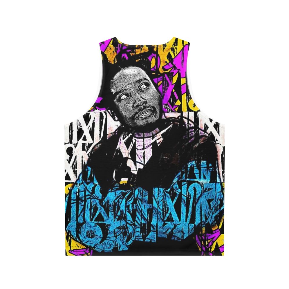 Retro Graffiti Unisex Tank Top - Back