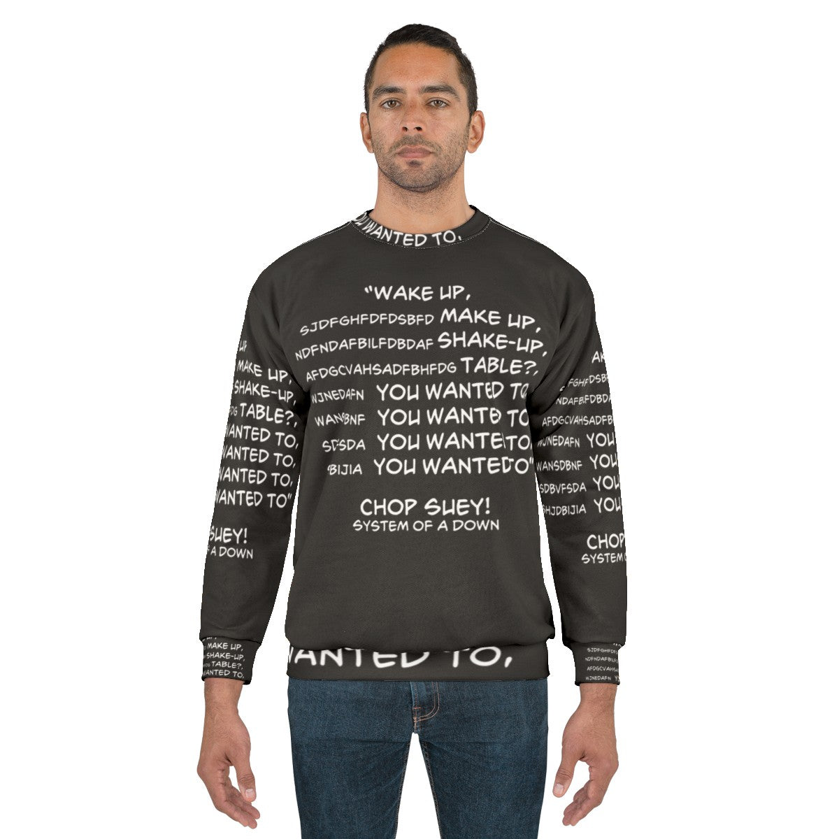 System Of A Down Chop Suey Lyrics Sweatshirt - men