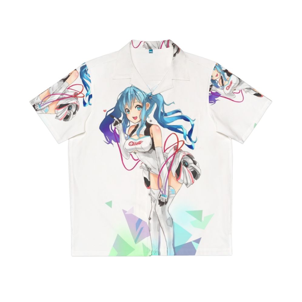 Hatsune Miku Racing Hawaiian Shirt