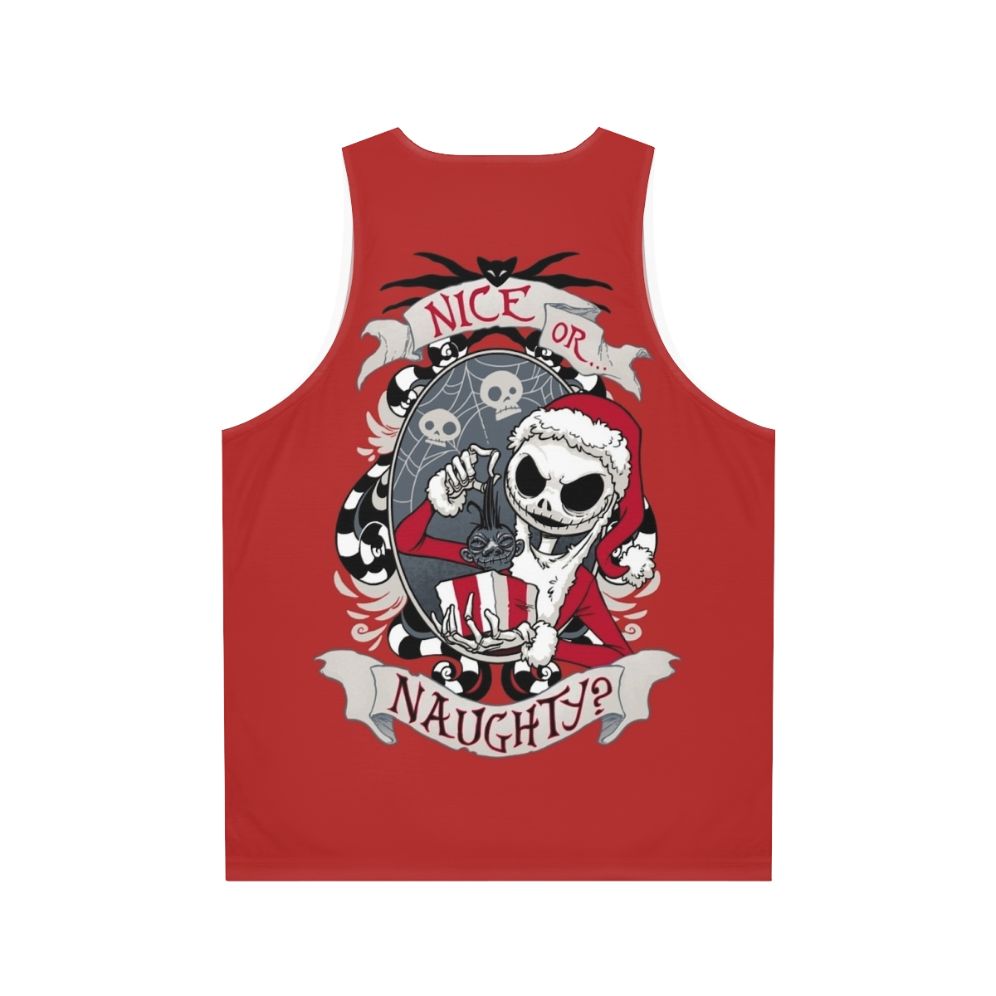 Scary Santa Unisex Tank Top - Back