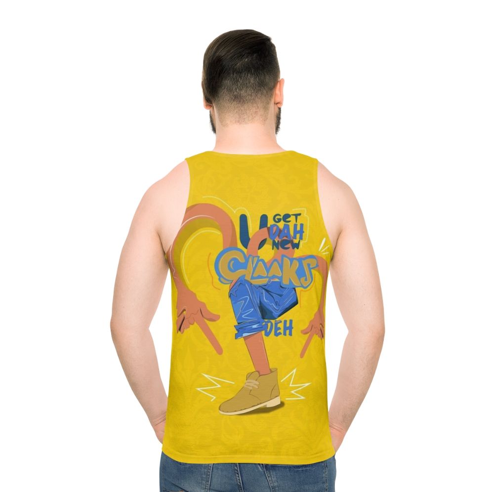 Unisex Clarks tank top - men back