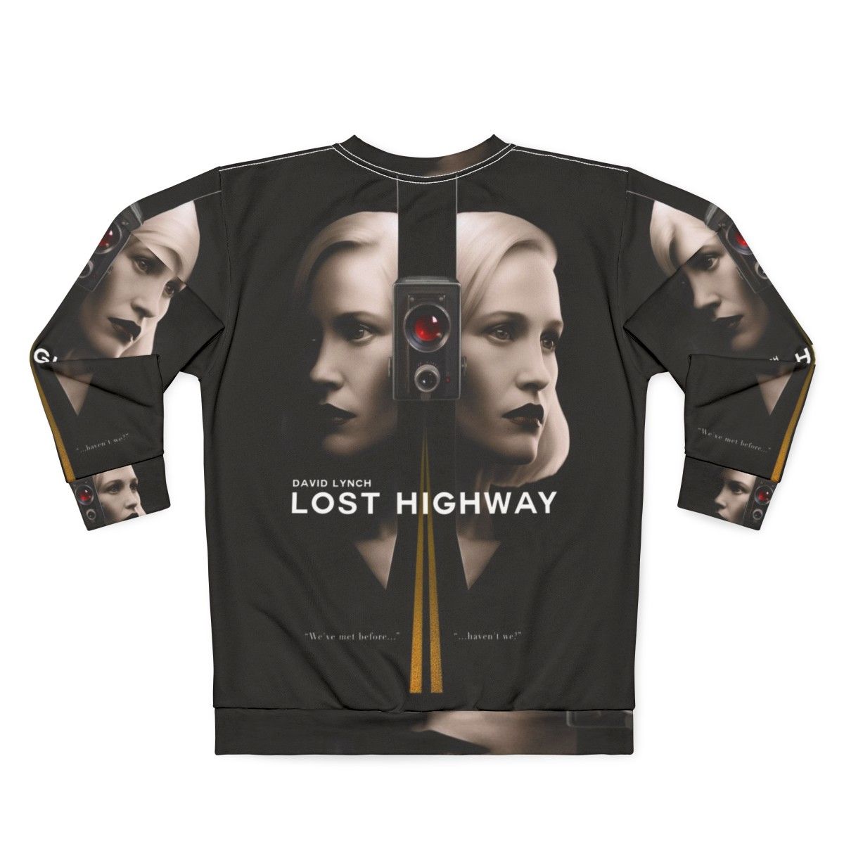 "Lost Highway" David Lynch movie-inspired sweatshirt - Back