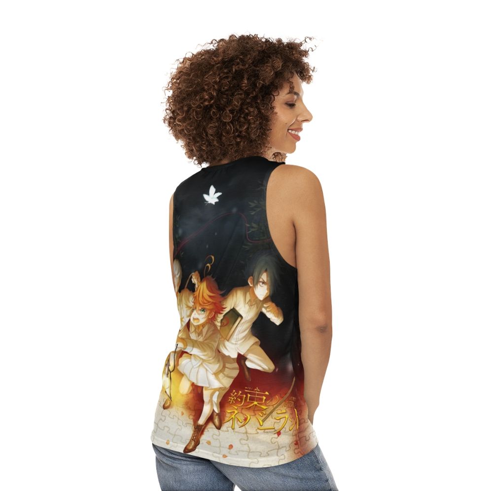 The Promised Neverland Unisex Tank Top - women back