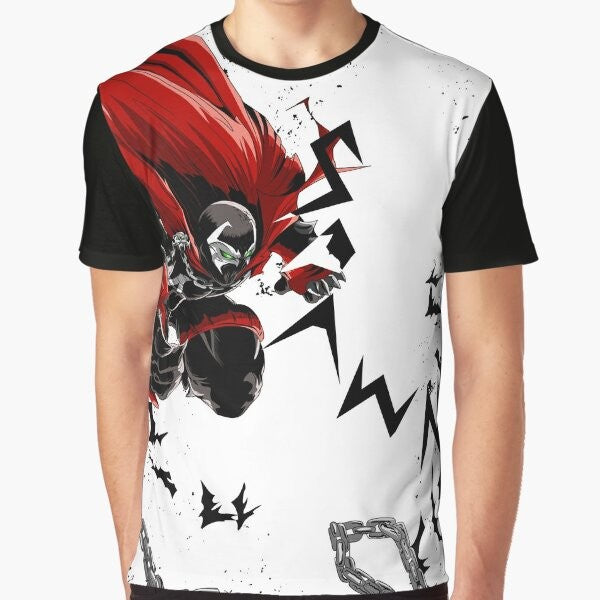 Spawn Graphic T-Shirt with White Background