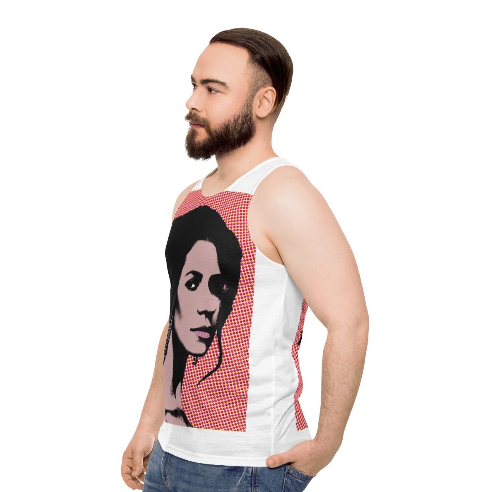 Marina Pop Art Unisex Tank Top - men side