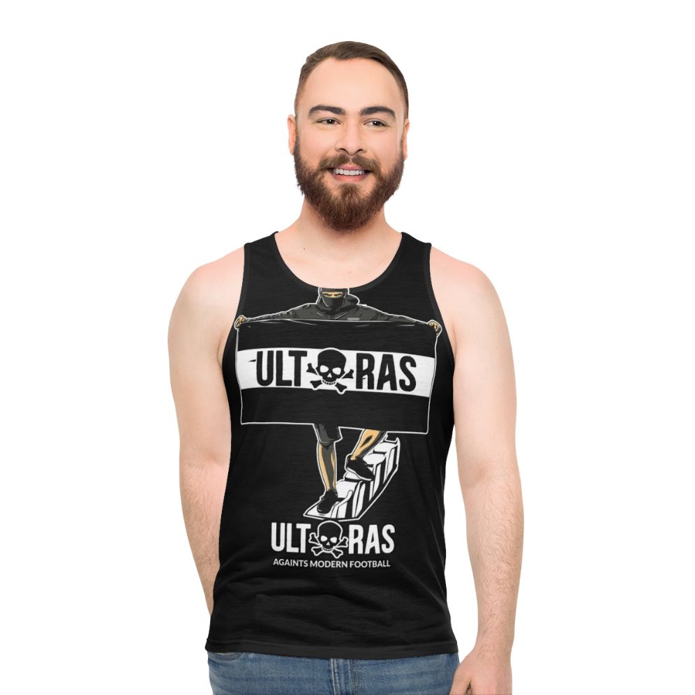 Unisex Retro Football Fan Tank Top - men