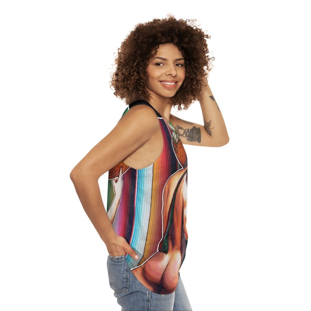 Latinx pride unisex mexico muscle tank top - women side