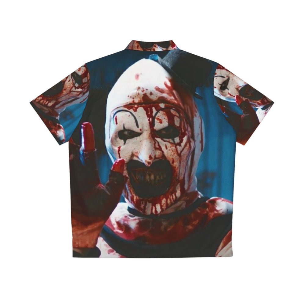 Terrifier 2 Hawaiian Shirt with Clown Art - Back