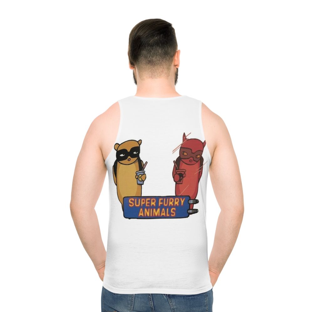 Super Furry Animals Radiator Unisex Tank Top - men back