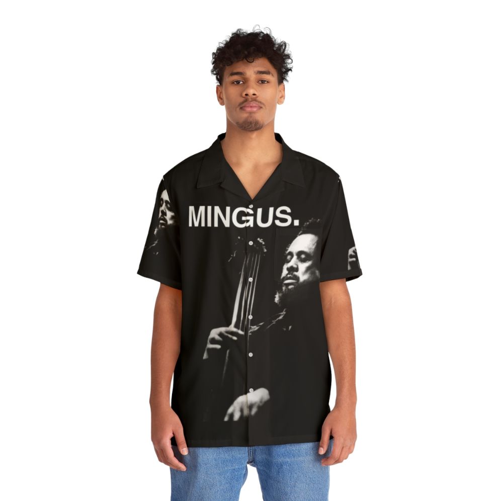 Charles Mingus Hawaiian Shirt featuring jazz, piano, and music icons - People Front