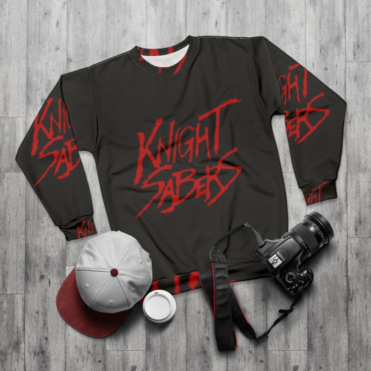 Bubblegum Crisis Knight Sabers Anime Sweatshirt - flat lay