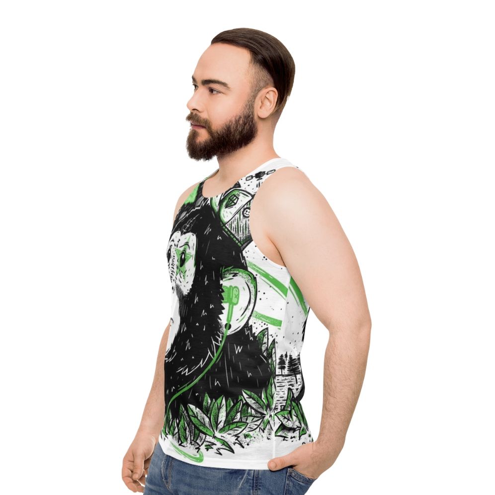 Cosmic Adventure Unisex Tank Top - men side