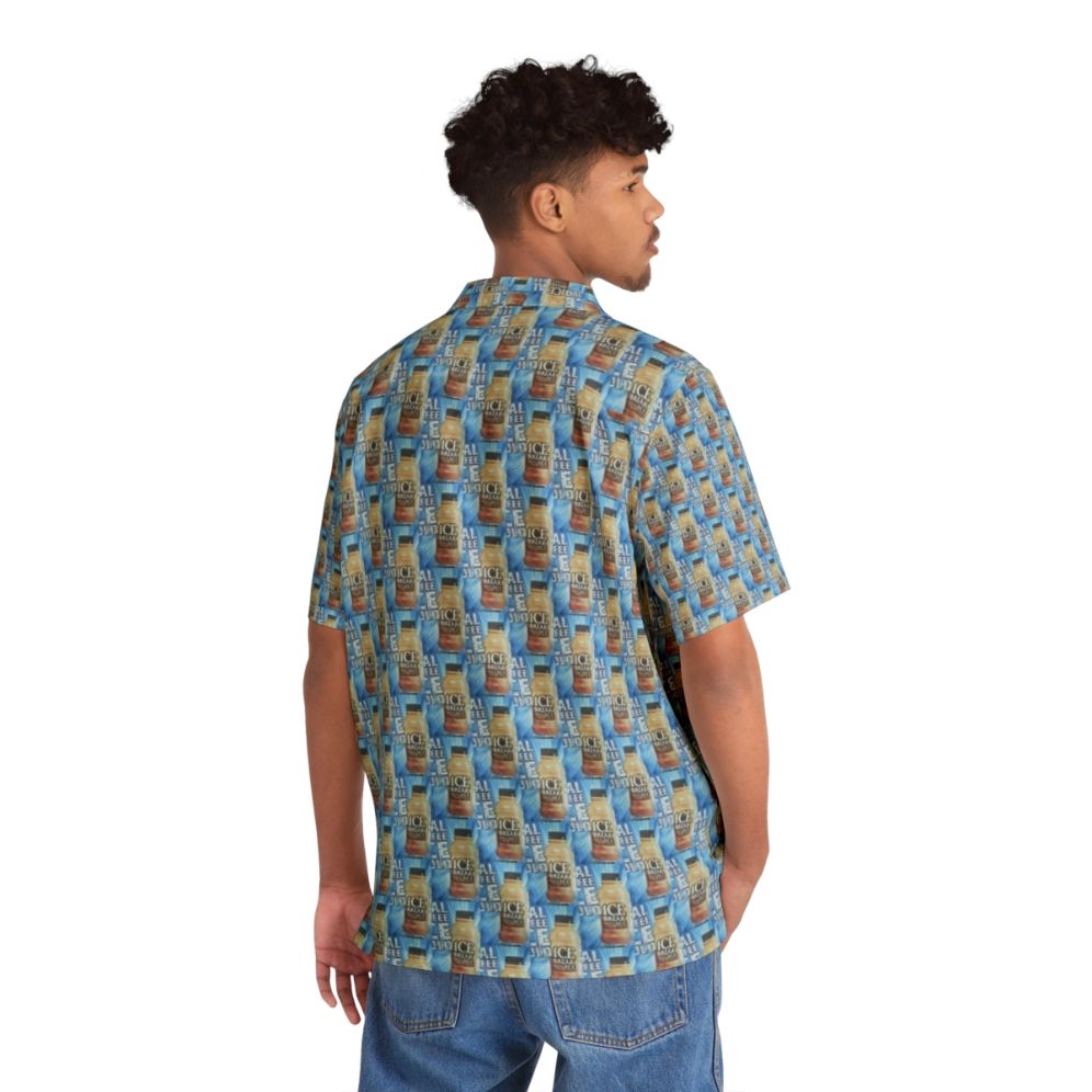 Refreshing Hawaiian shirt with iced coffee pattern - People Back