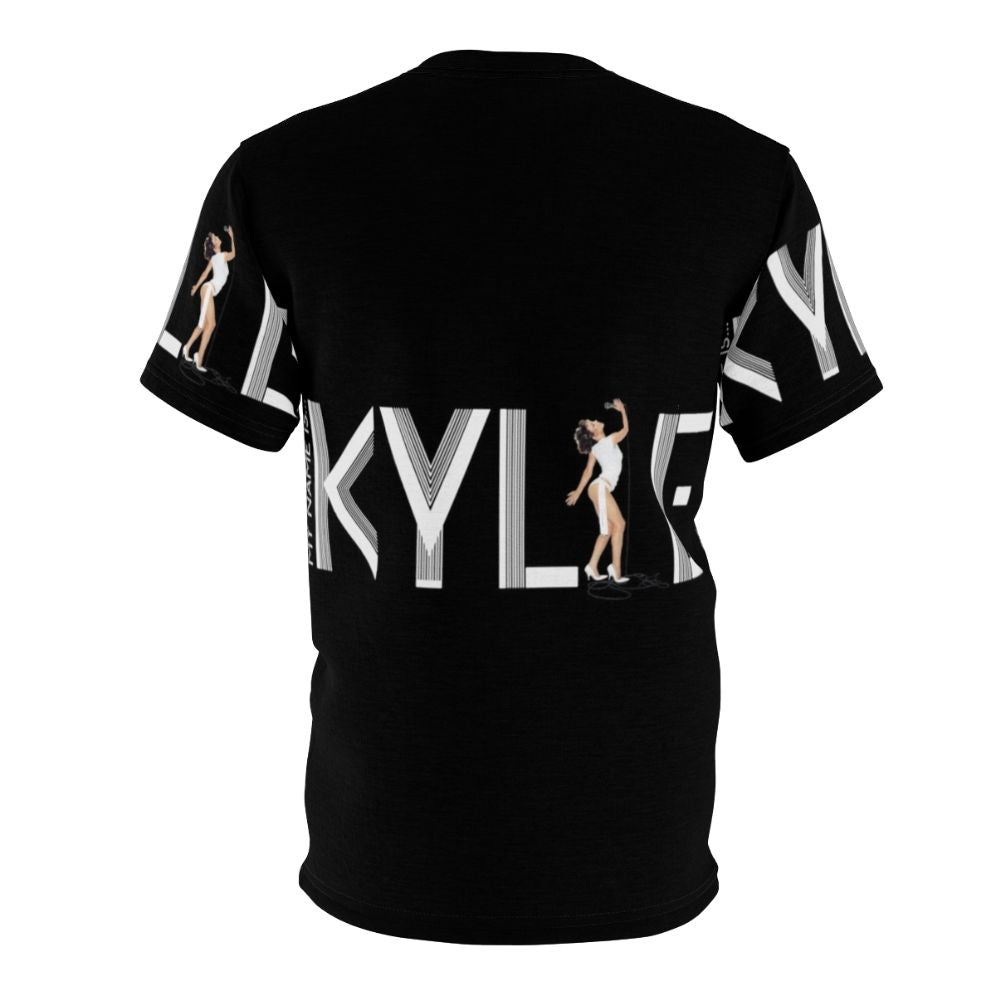 Personalized AOP t-shirt featuring Australian pop singer Kylie Minogue - Back