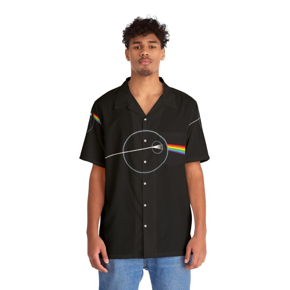 Dark Side Of The Moon Hawaiian Shirt - Pop Art Music Mashup - People Front