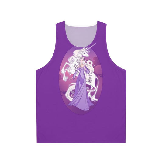 "The Last Unicorn" Unisex Tank Top Featuring Lady Amalthea