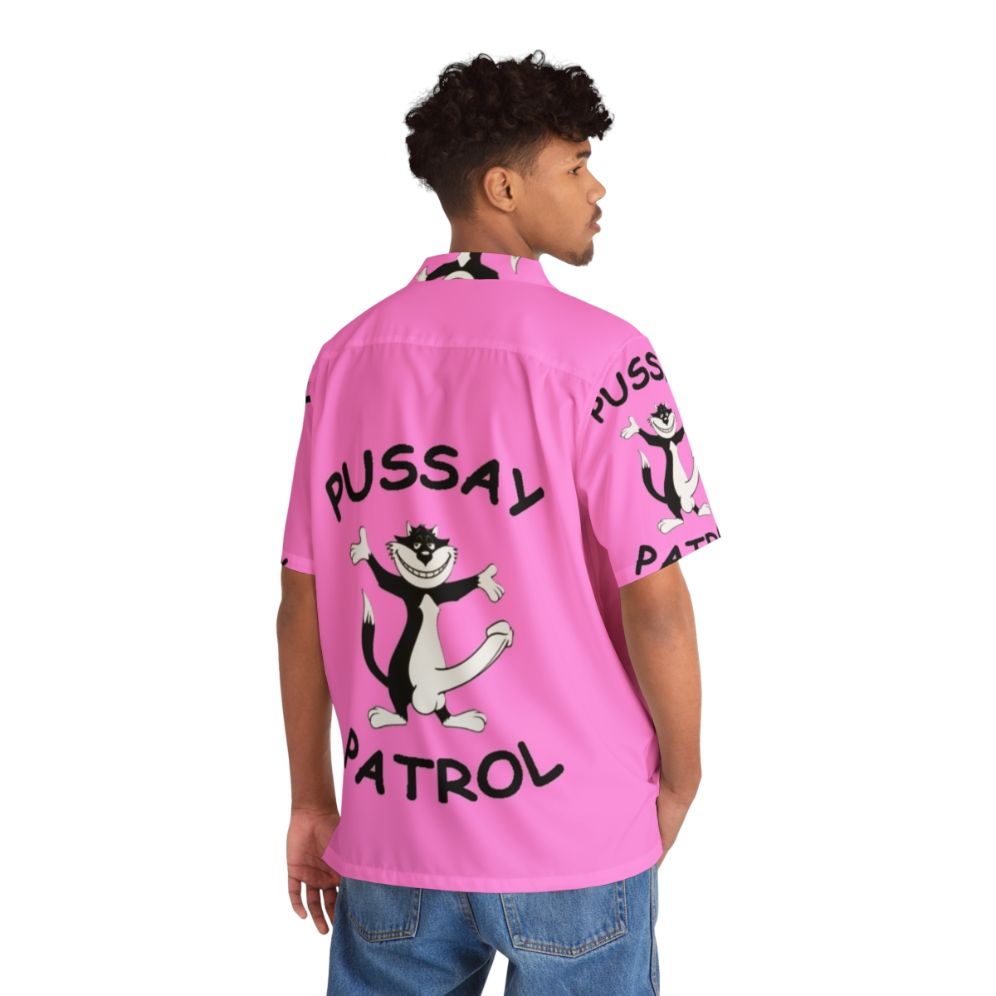 Pussay Patrol Hawaiian Shirt - People Back