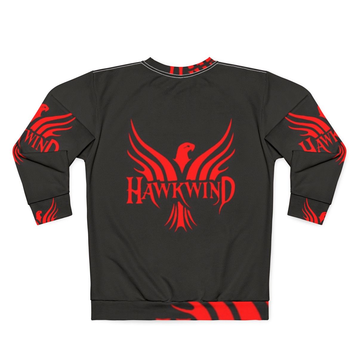 Hawkwind Band Logo Heavy Metal Sweatshirt - Back