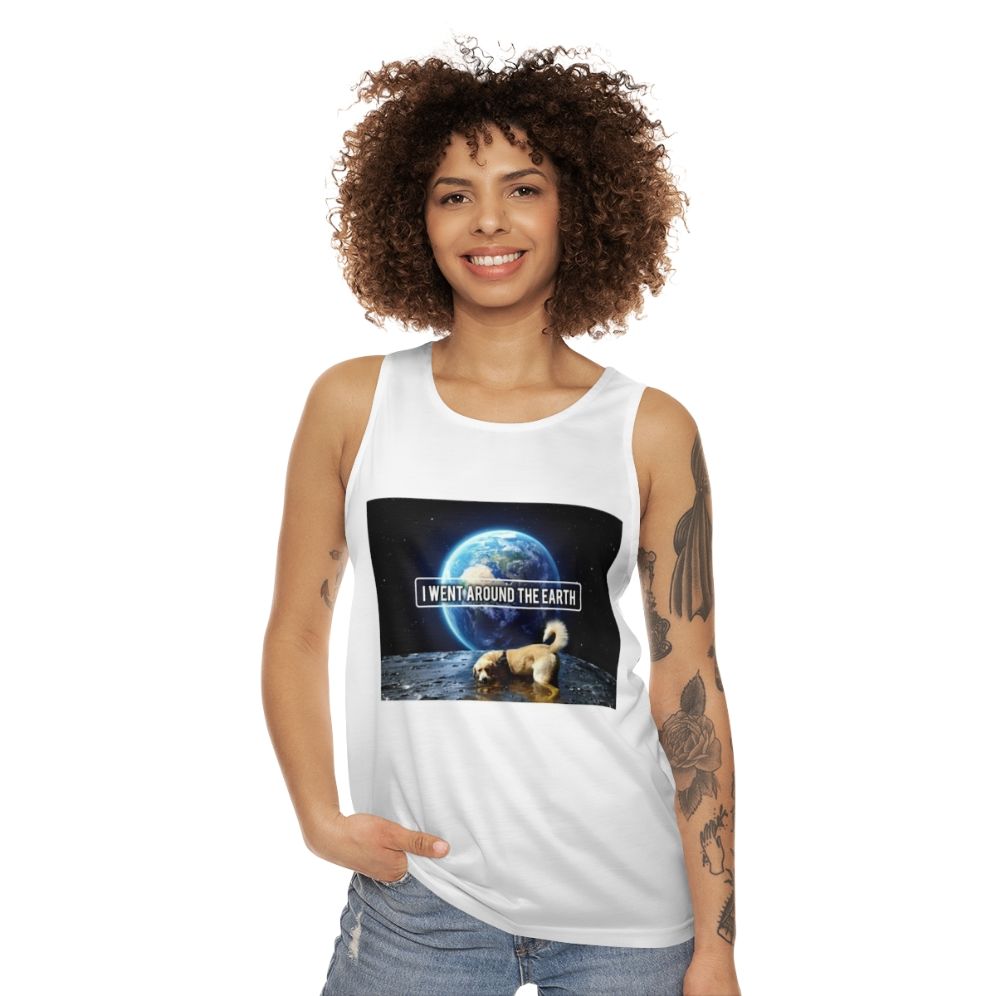 Galactic Dog Unisex Tank Top - women