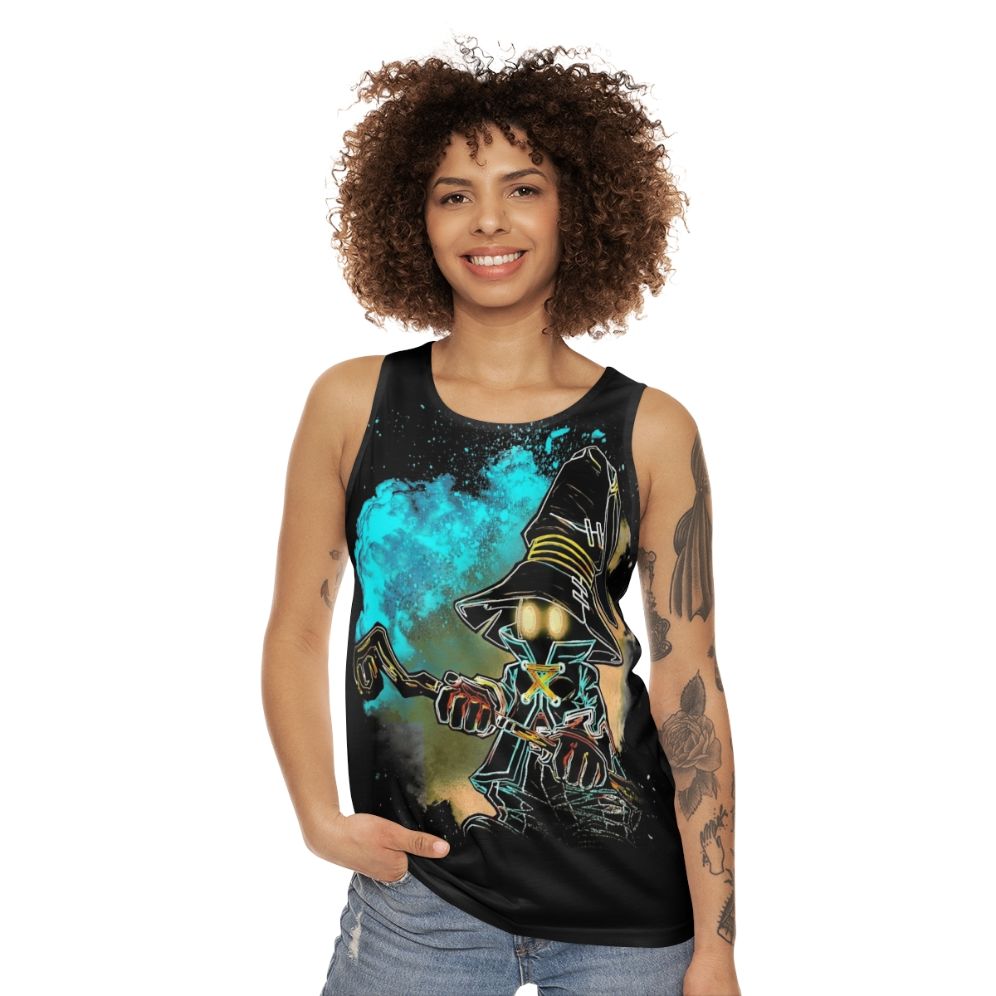 Final Fantasy Black Mage Unisex Tank Top - women