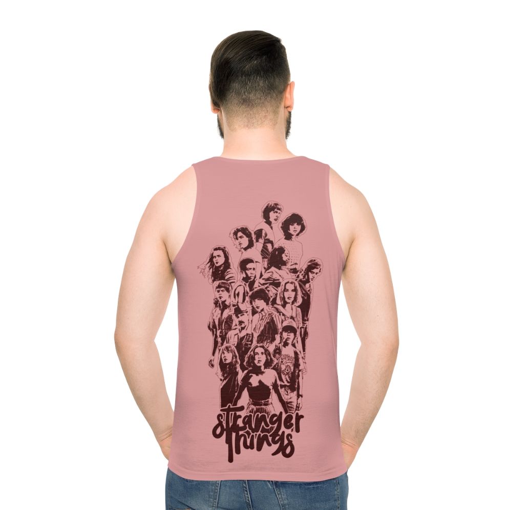 Stranger Things Eleven Unisex Tank Top - men back