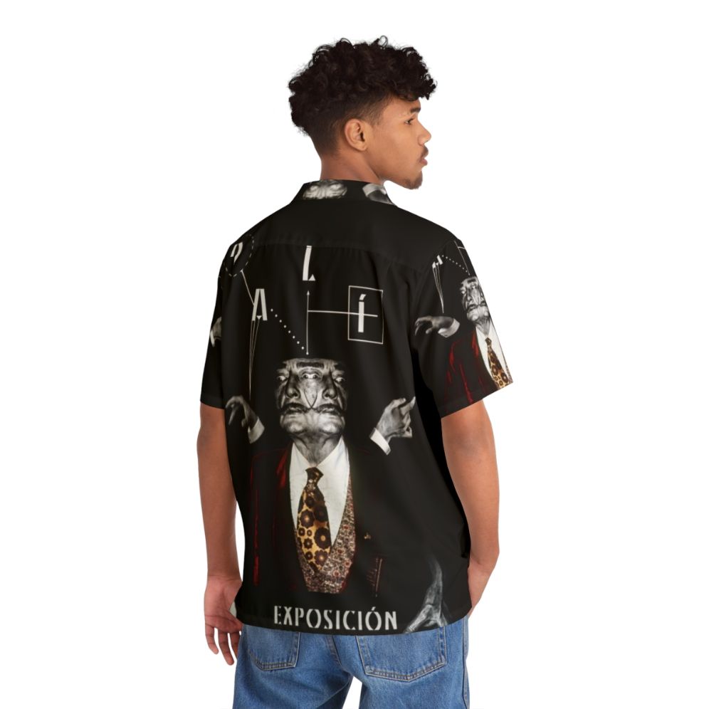 Salvador Dali Surreal Portrait Hawaiian Shirt - People Back