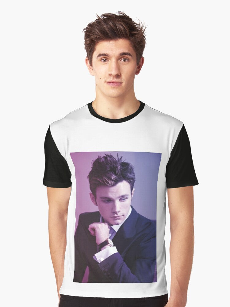 Chris Colfer Graphic T-Shirt featuring Glee characters and fandoms - Men