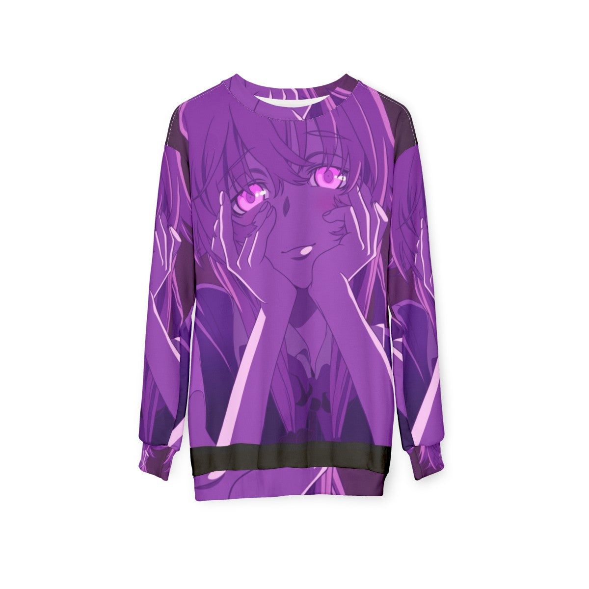 Yuno Gasai Mirai Nikki Anime Sweatshirt - hanging