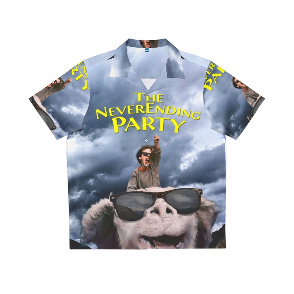 Neverending Fantasy Hawaiian Shirt with Falcor Inspired Design