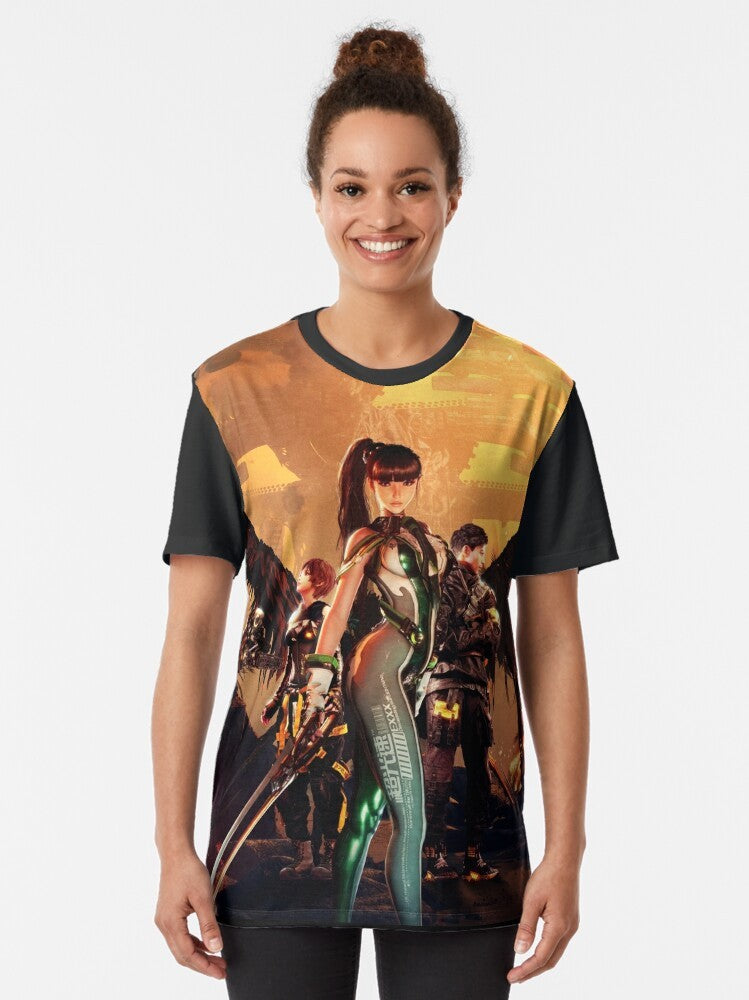 Stellar Blade video game character graphic t-shirt - Women