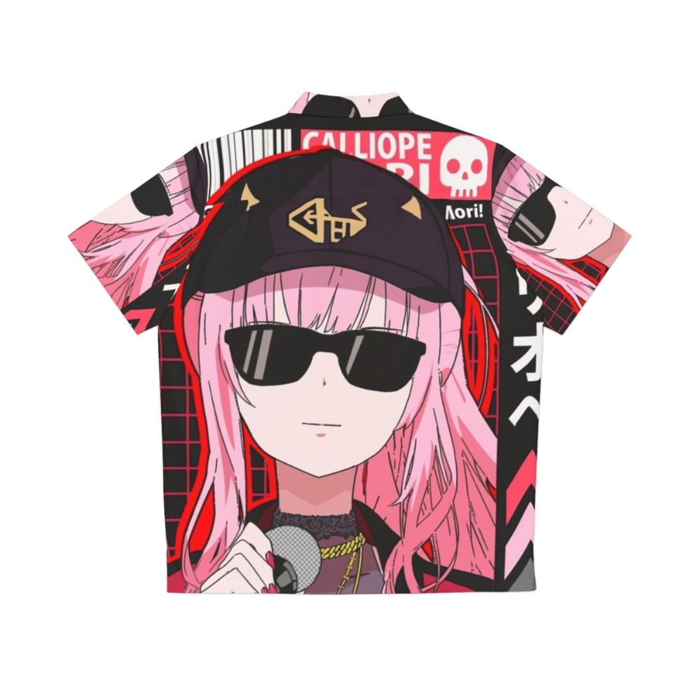 Calliope Mori Hololive En Virtual Youtuber Hawaiian Shirt - Back