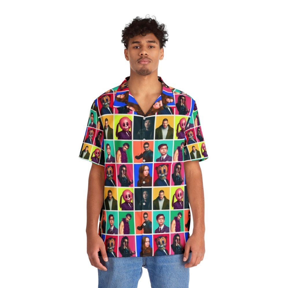 The Umbrella Academy Character Collage Hawaiian Shirt - People Front